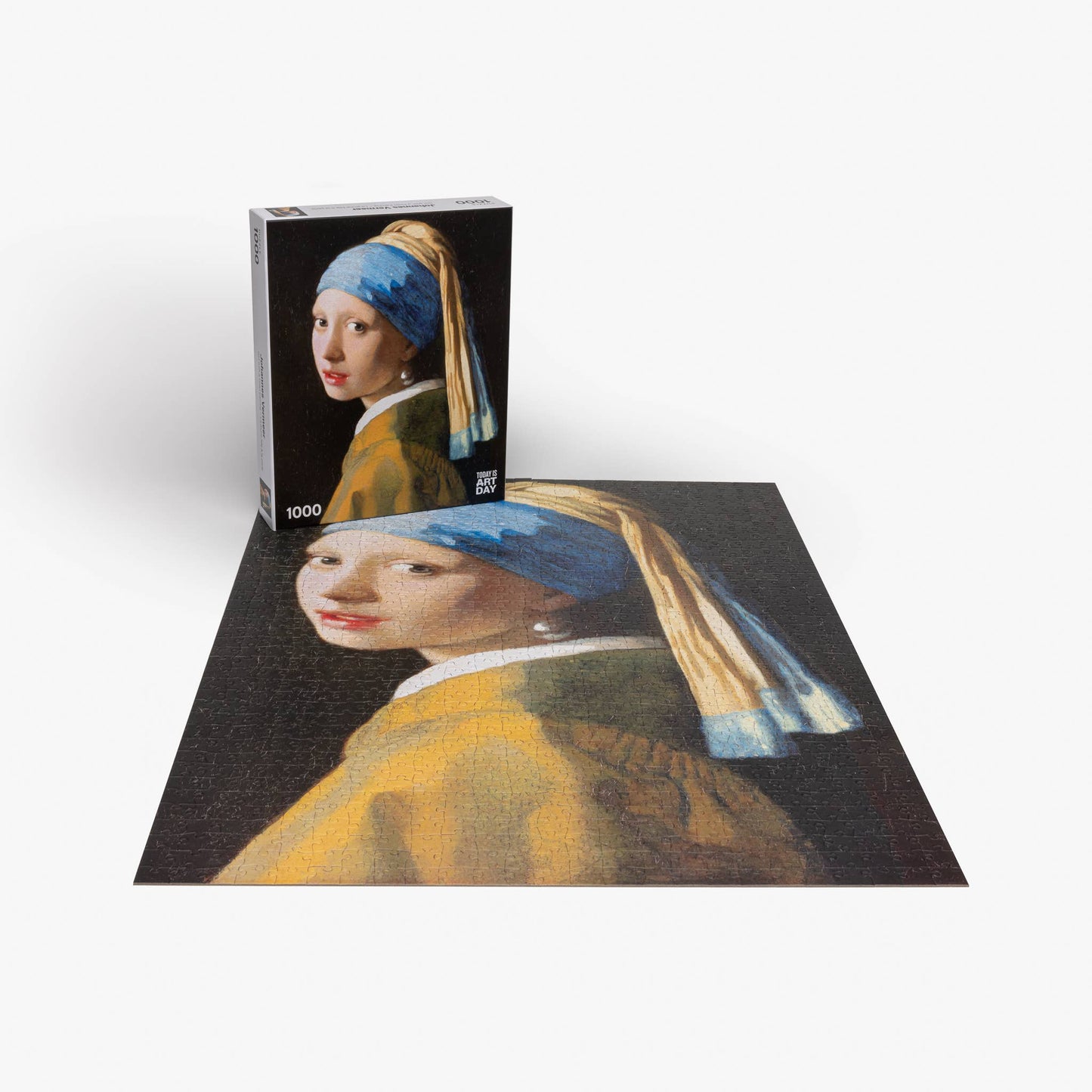 Puzzle - Johannes Vermeer - Niña con un pendiente de perla