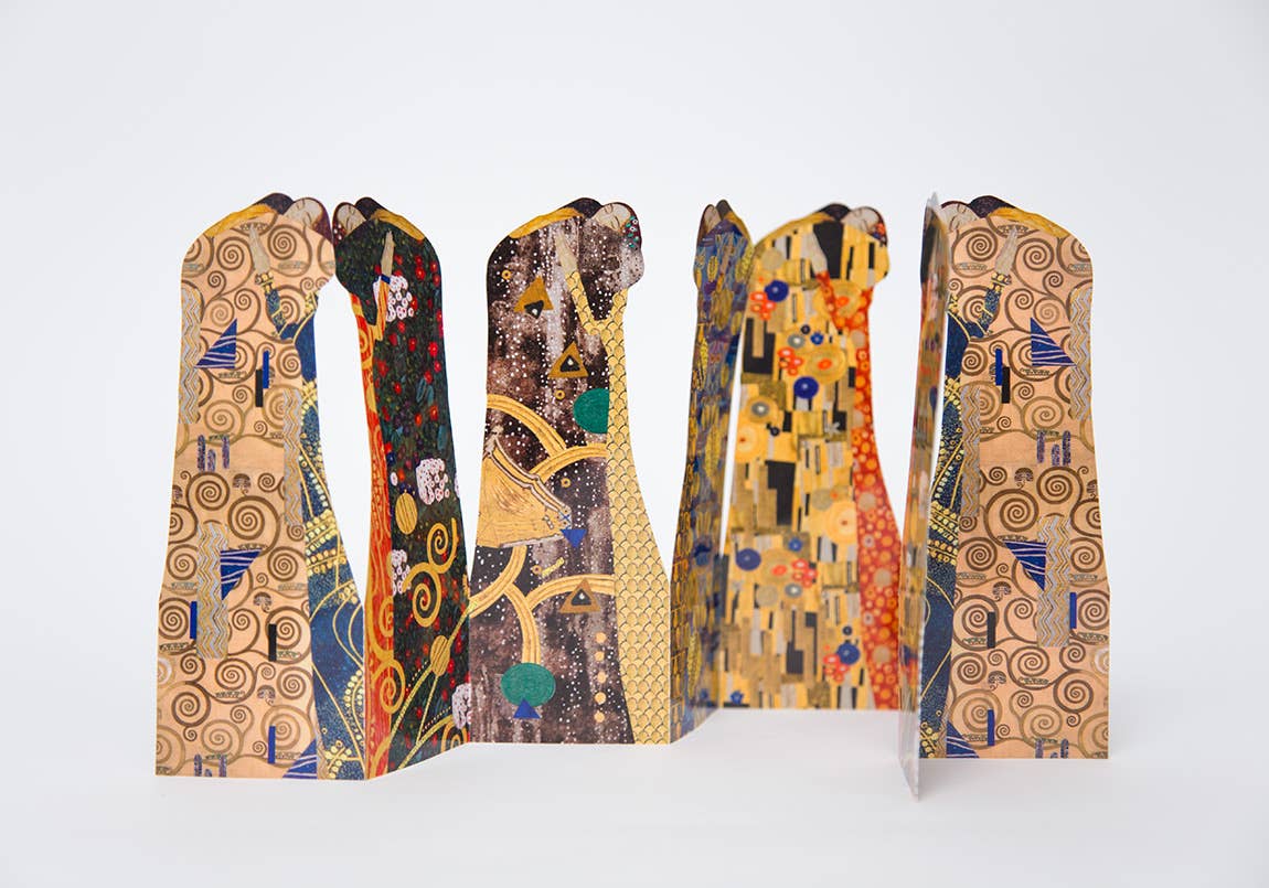 Marcadores Klimt, El beso de Mon Petit Art
