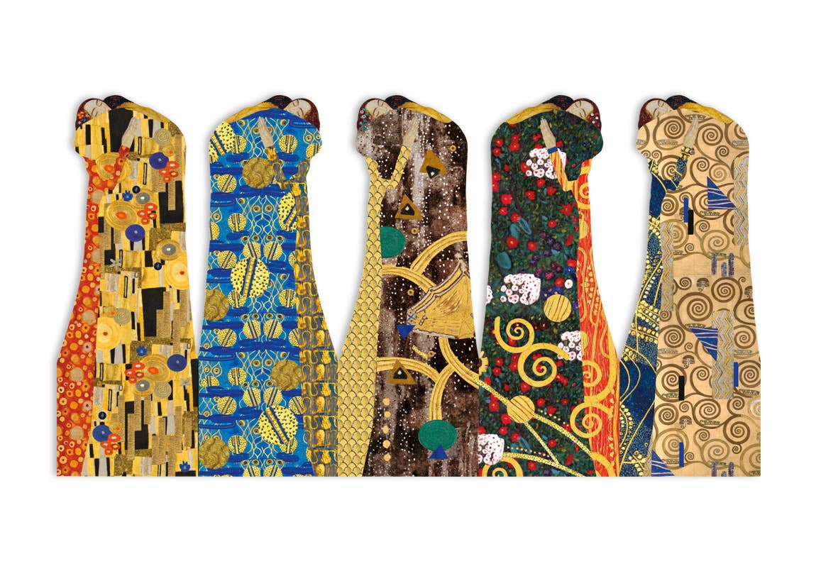 Marcadores Klimt, El beso de Mon Petit Art