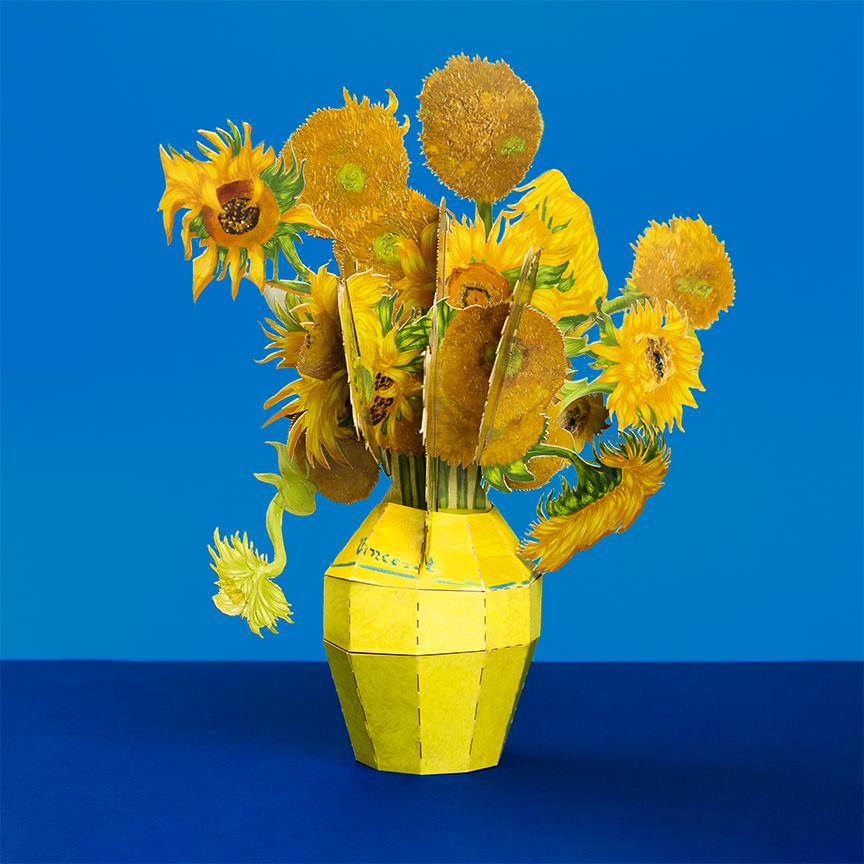 Vincent van Gogh - Girasoles - Ramo de papel
