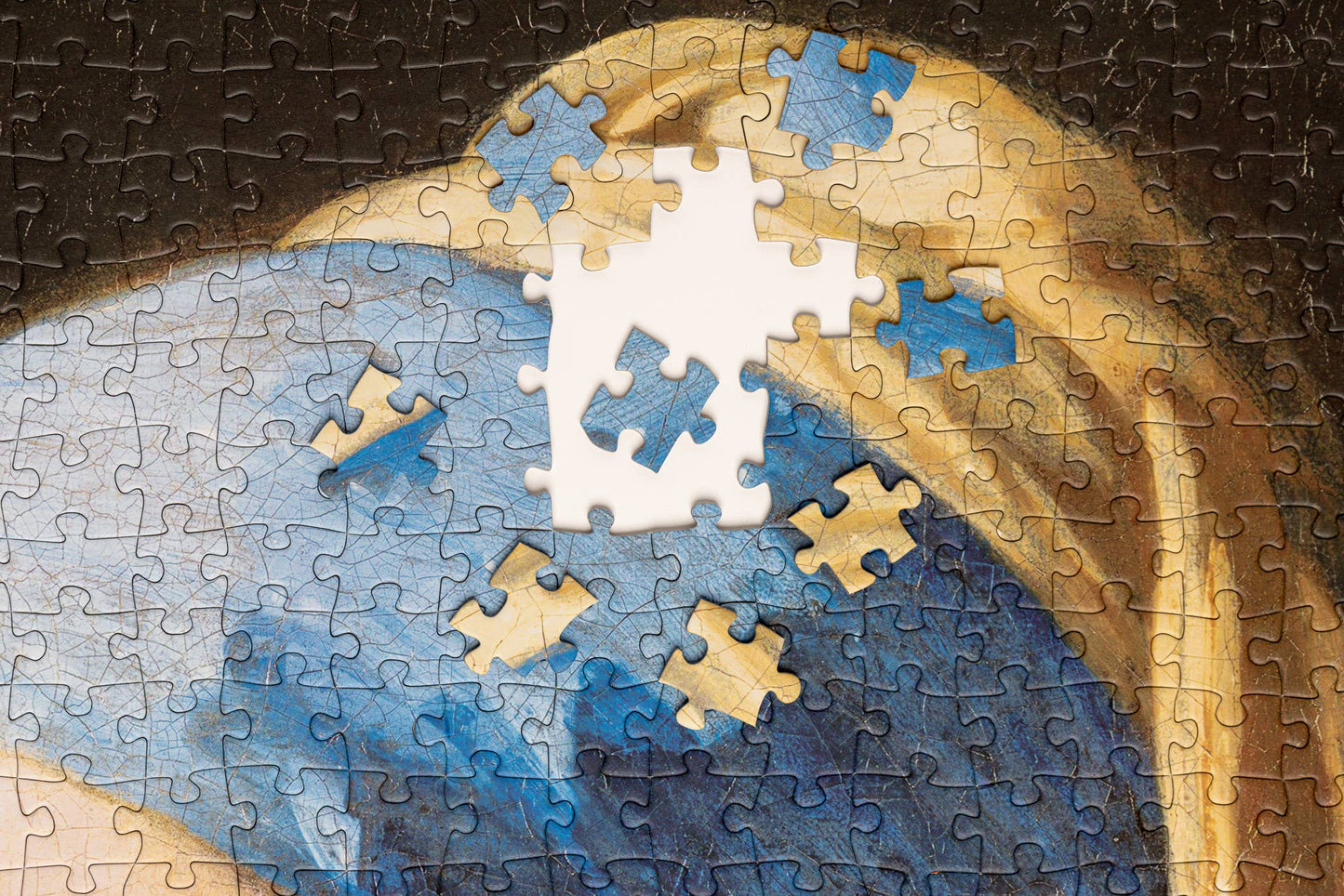 Puzzle - Johannes Vermeer - Niña con un pendiente de perla