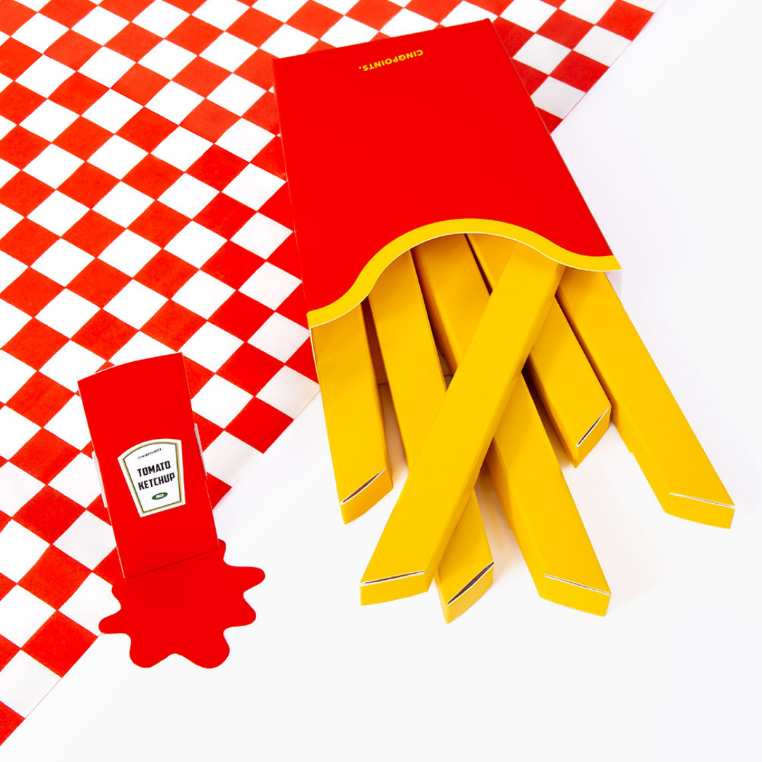 HAMBURGUESA DE PAPEL 3D de Cinqpoints