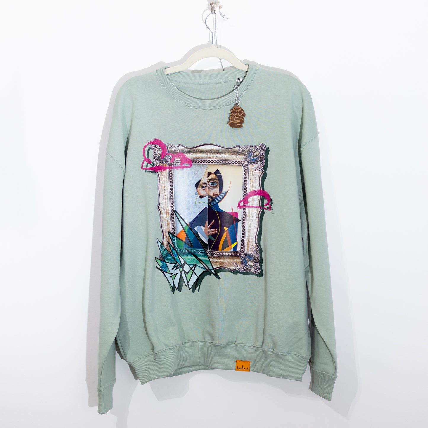 Sudadera "Caballero de la mano en el pecho"