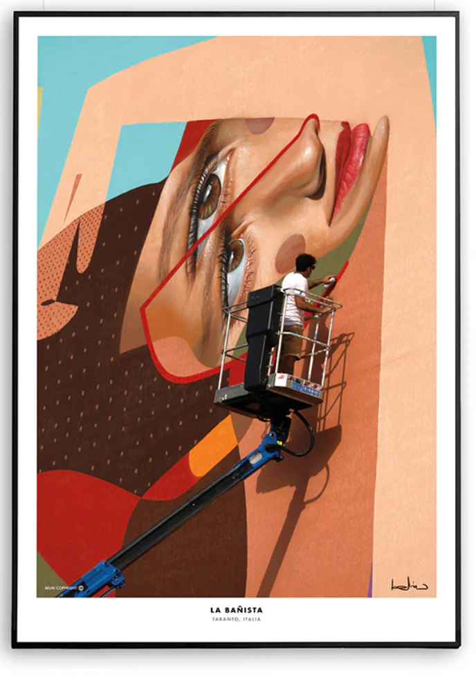 POSTER BELIN " LA BAÑISTA "