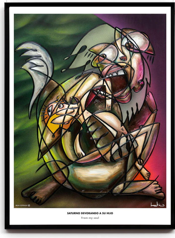 POSTER BELIN " SATURNO "