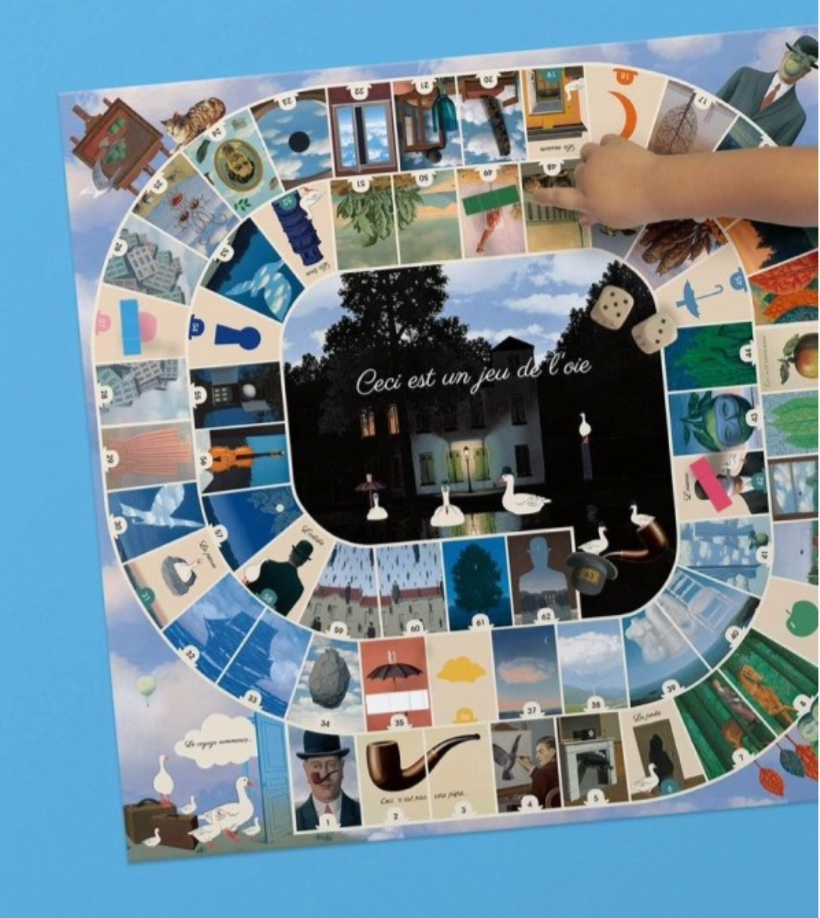 " Magritte's Game of the Goose "