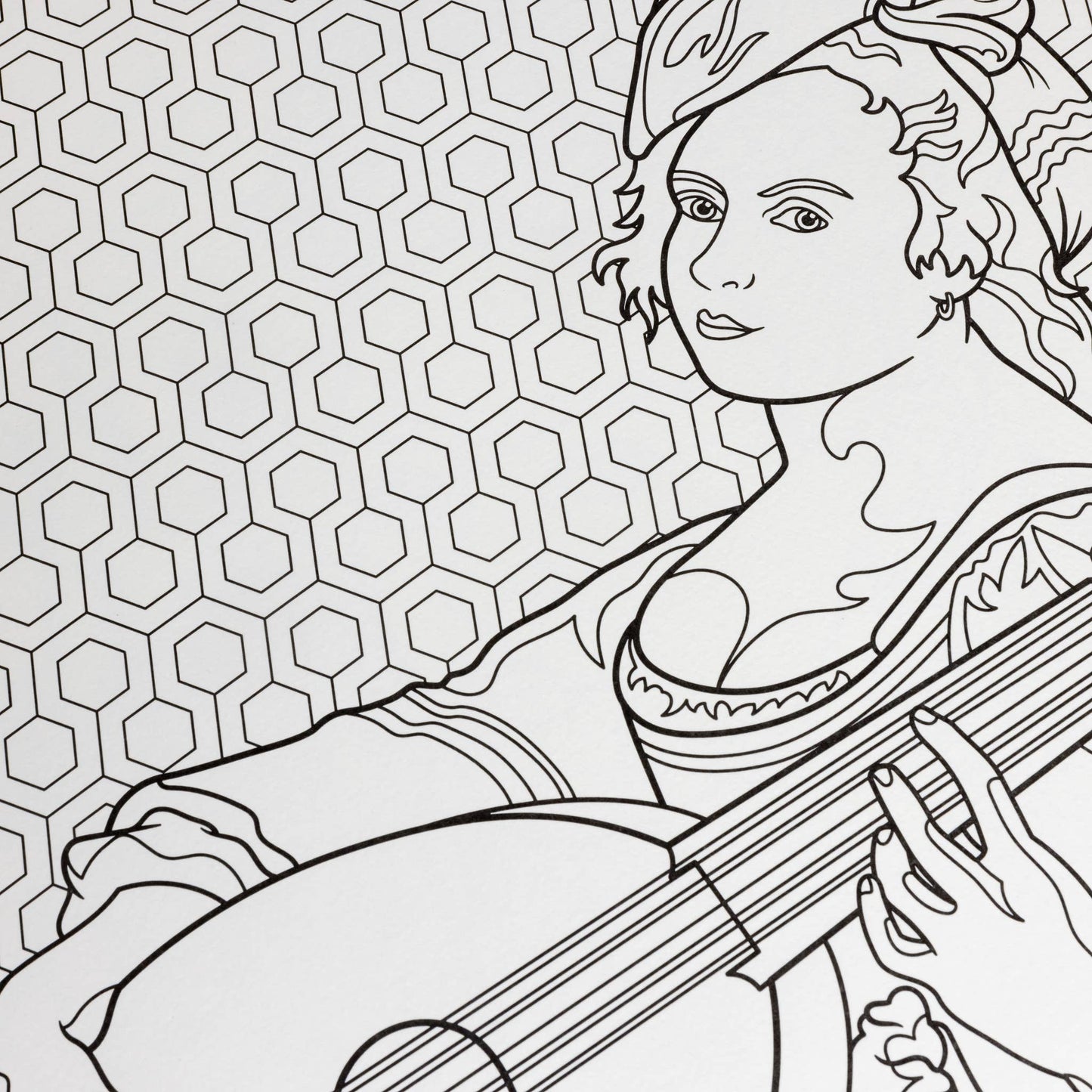 Women in art - Coloring book