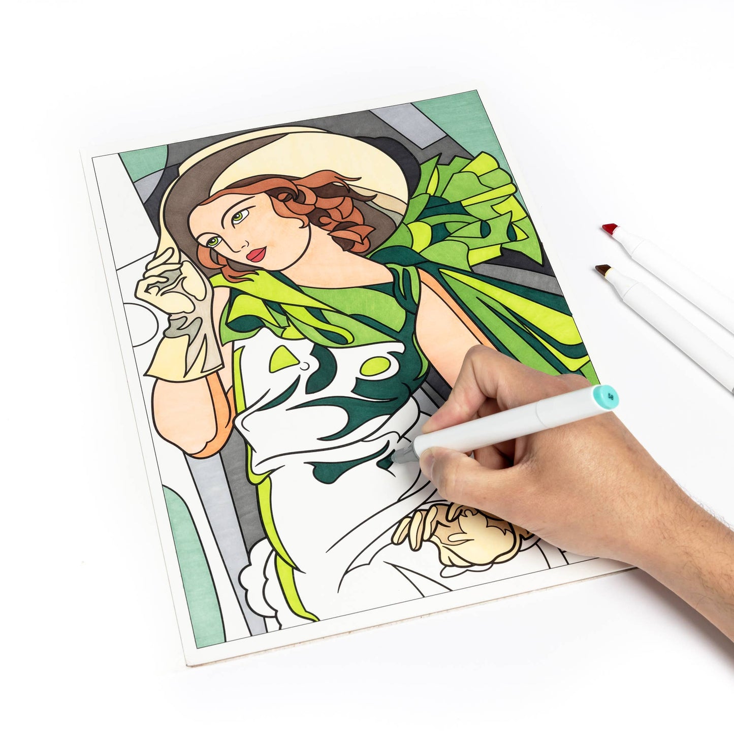 Women in art - Coloring book