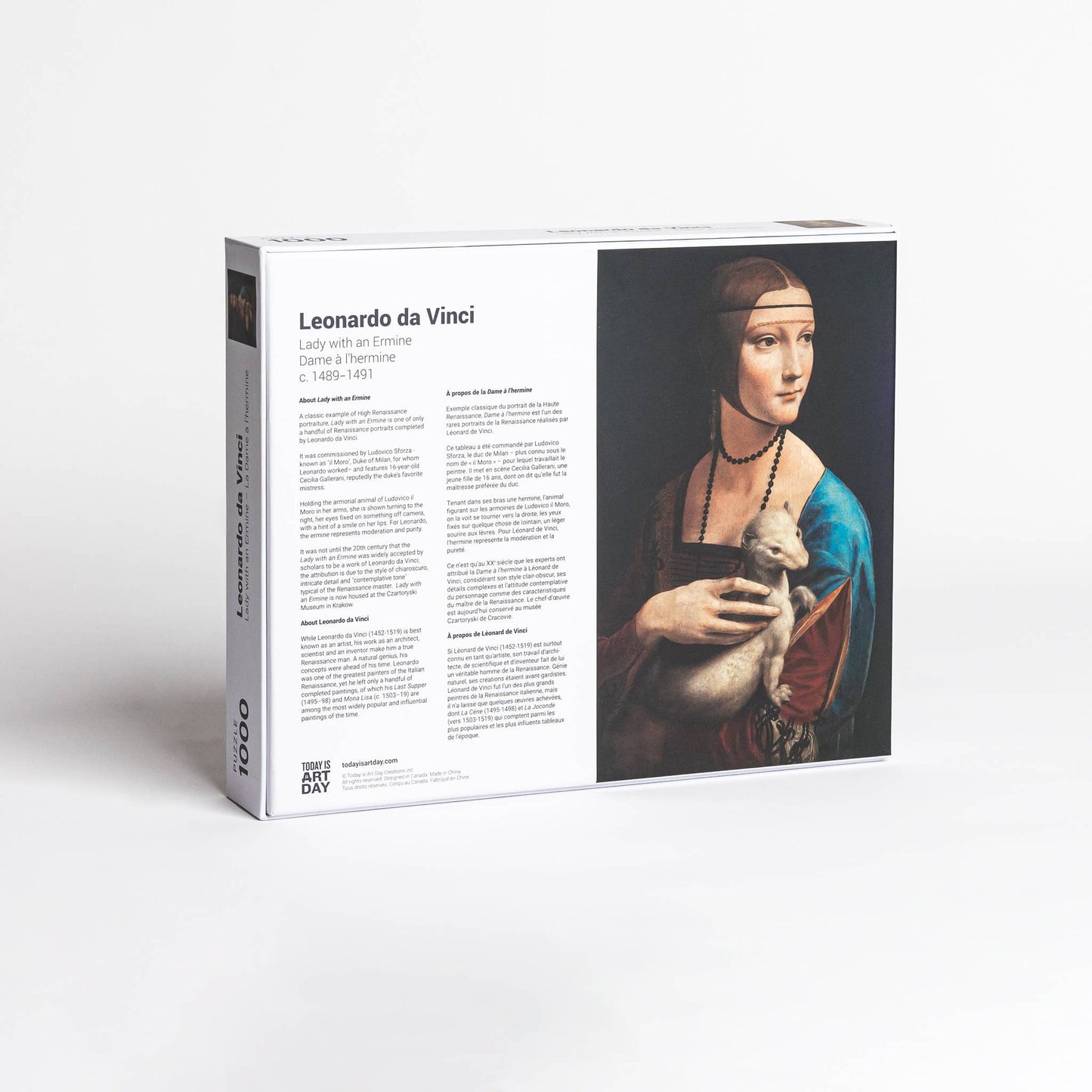 Puzzle - Leonardo da Vinci - La dama con un armiño