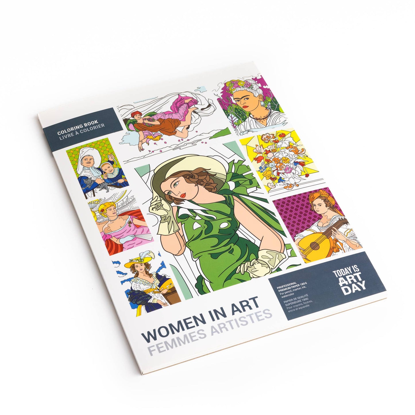 Women in art - Coloring book