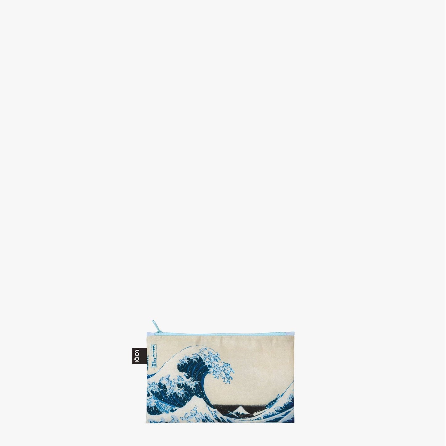 Conjunto de bolsos reciclados con cremallera HOKUSAI/HIROSHIGE