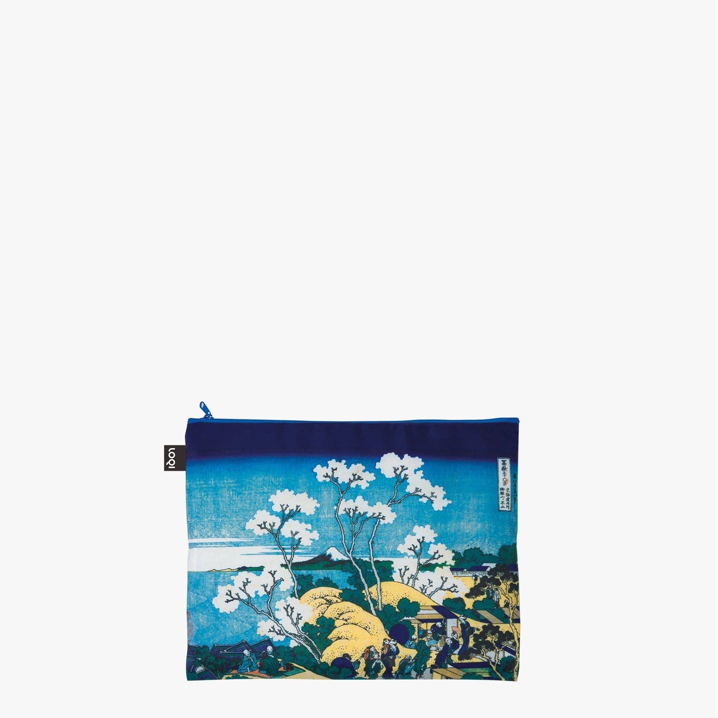 Conjunto de bolsos reciclados con cremallera HOKUSAI/HIROSHIGE